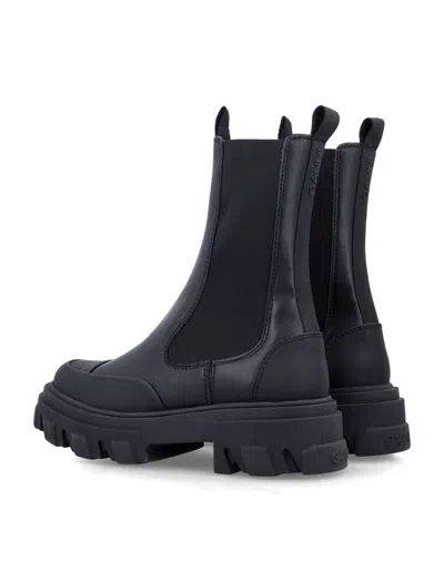 Ganni Cleated Mid Chelsea Boots