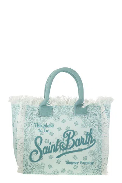 Mc2 Saint Barth Vanity - Canvas Bag With Bandana Print