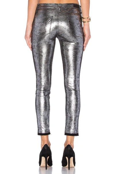 Rta Prince Skinny Metallic-leather Jeans In Slopes | ModeSens