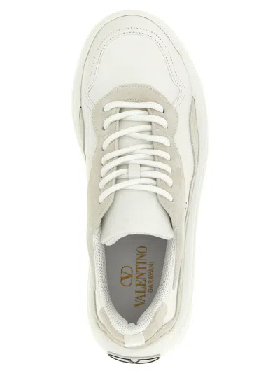 Valentino Two-tone Leather And Suede Gumboy Sneakers