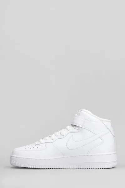 Nike Air Force Mid 1 07  In White