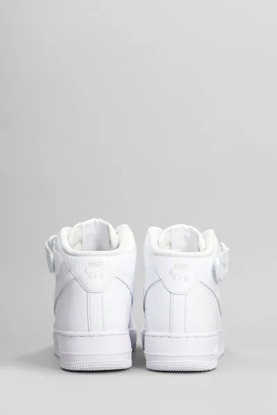 Nike Air Force Mid 1 07  In White