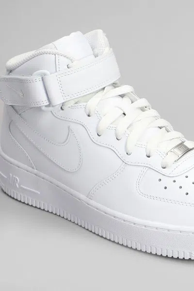 Nike Air Force Mid 1 07  In White