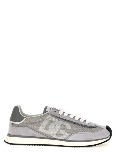 Dolce & Gabbana Dg Cushion Low-top Sneakers In Gray