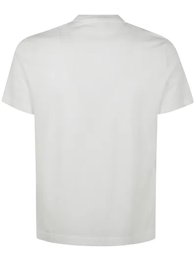 Girelli Bruni Giza Round Neck Short Sleeves T-shirt In White