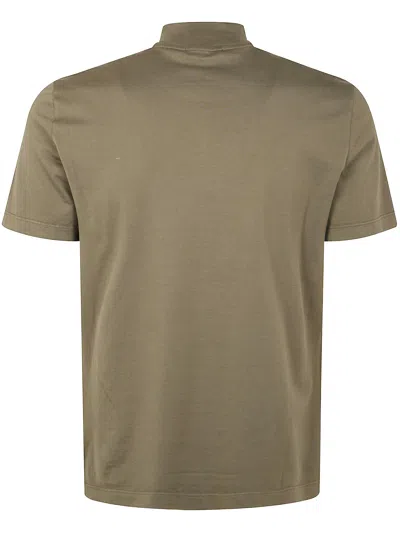 Girelli Bruni Mako Turtle Neck Short Sleeves T-shirt In Neutral