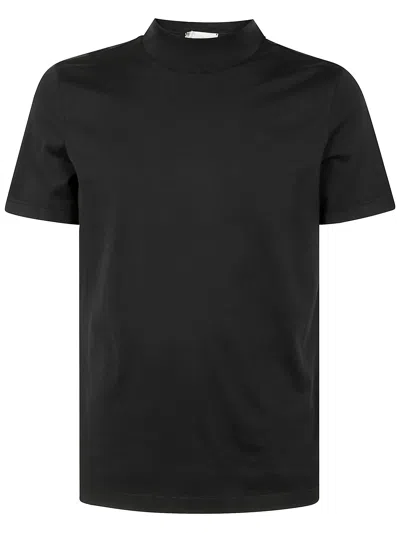 Girelli Bruni Mako Turtle Neck Short Sleeves T-shirt Clothing In Black