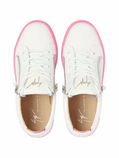 Giuseppe Zanotti Low-top Sneakers Frankie Calfskin In White