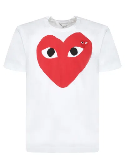 Comme Des Garçons Play T-shirts In White