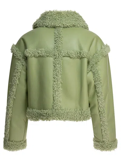 Stand Studio Kristy Double-breasted Jacket In Green
