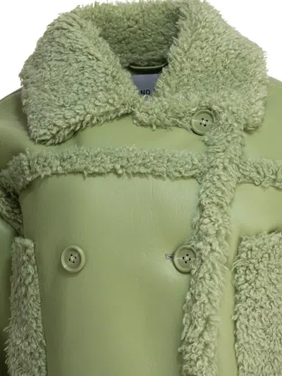 Stand Studio Kristy Double-breasted Jacket In Green