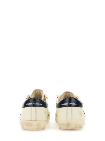Golden Goose Superstar Sneakers In Beige Leather