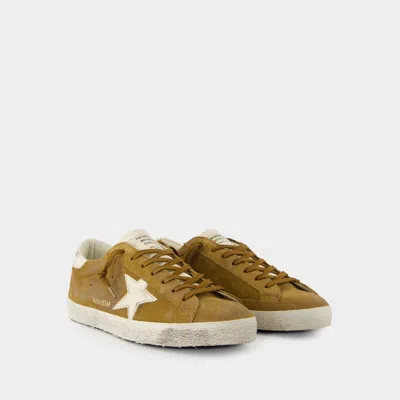 Golden Goose Super Star Suede Upper And Toe Leat
