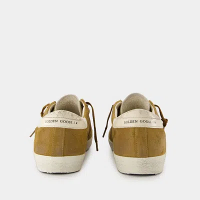 Golden Goose Super Star Suede Upper And Toe Leat