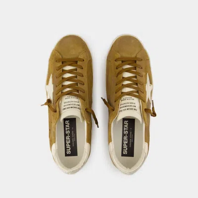 Golden Goose Super Star Suede Upper And Toe Leat