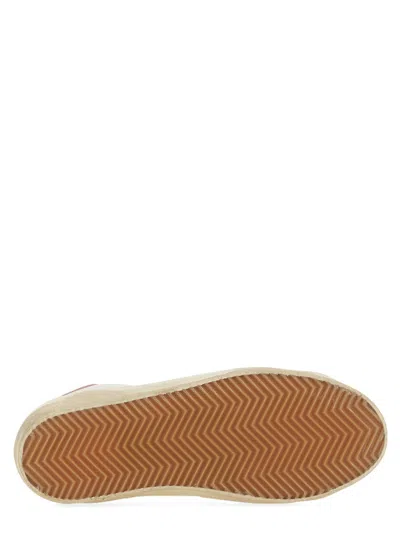 Golden Goose Leather Upper Sneakers With Suede Star Patch In Neutral