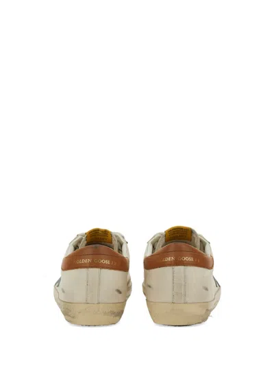 Golden Goose Deluxe Brand Men Super-star Classic With List Leather Sneakers In Neutral