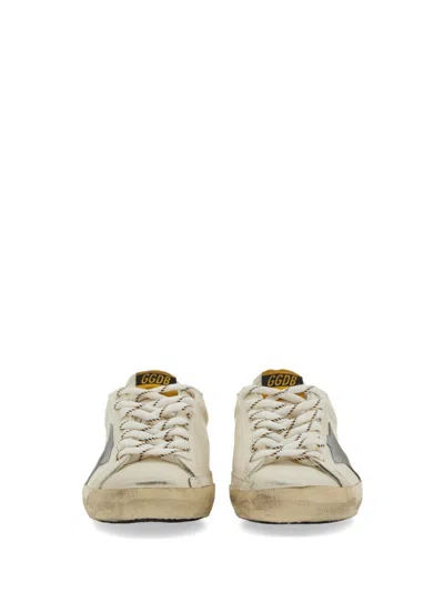 Golden Goose Deluxe Brand Men Super-star Classic With List Leather Sneakers In Neutral