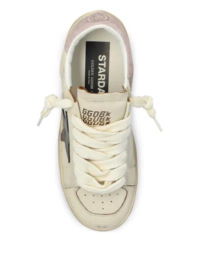 Golden Goose White Multicolor Shoes Flat Shoes In Neutral