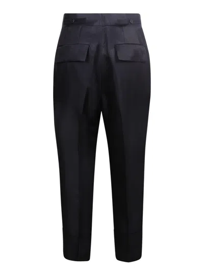 Sapio Silk Cropped Trousers