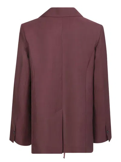 Jacquemus Jackets In Burgundy