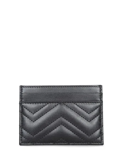 Gucci Gg Marmont 2.0 Wallets And Card Holders Black In Black