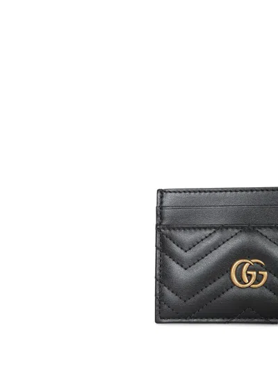 Gucci Gg Marmont 2.0 Wallets And Card Holders Black In Black