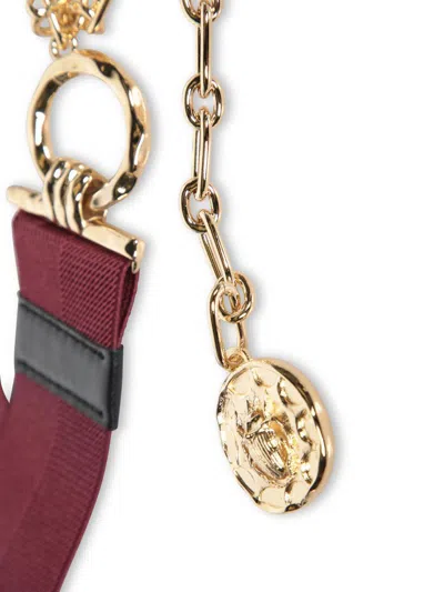 La Doublej Belts In Burgundy