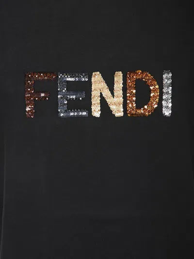 Fendi T-shirts In Black