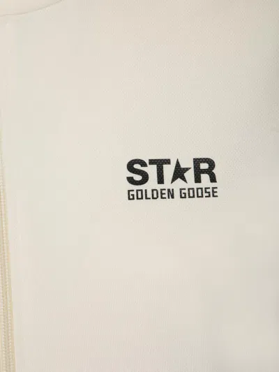 Golden Goose Woman Sweatshirt Ivory Size S Polyester In White