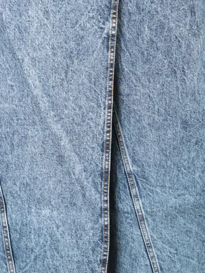 Alaïa Washed Denim Skirt