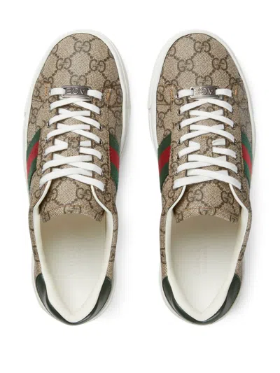 Gucci Ace Gg Sneakers In Multi