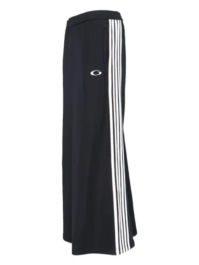 Balenciaga Maxi Logo Skirt In Black
