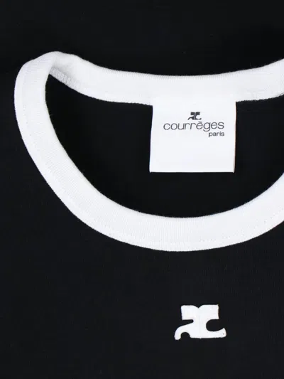 Courrèges Courreges Women Signature Contrast T-shirt