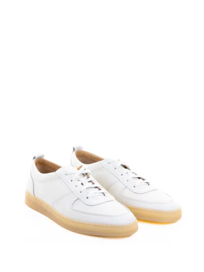 Henderson Sneaker In Leather And Contrasting Sole In White