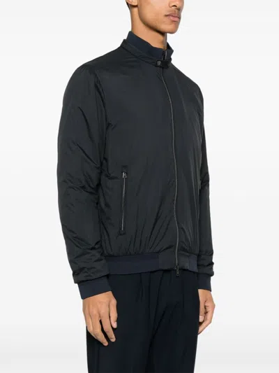 Herno `ecoage` Bomber Jacket In Black