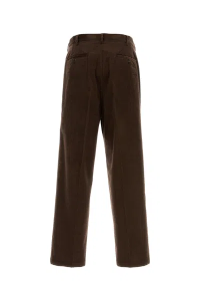 Prada Brown Corduroy Chino Pant In Brown