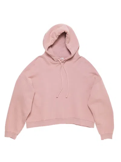 Acne Studios Hooded Sweater In Pink