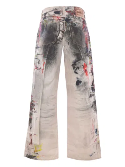 Acne Studios Baggy Fit Jeans 1981 In White