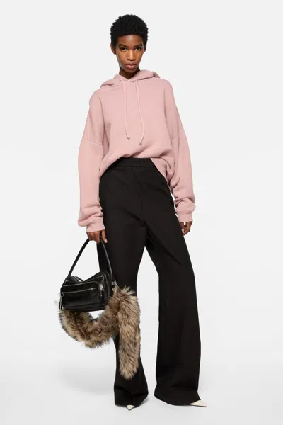 Acne Studios Hooded Sweater In Pink