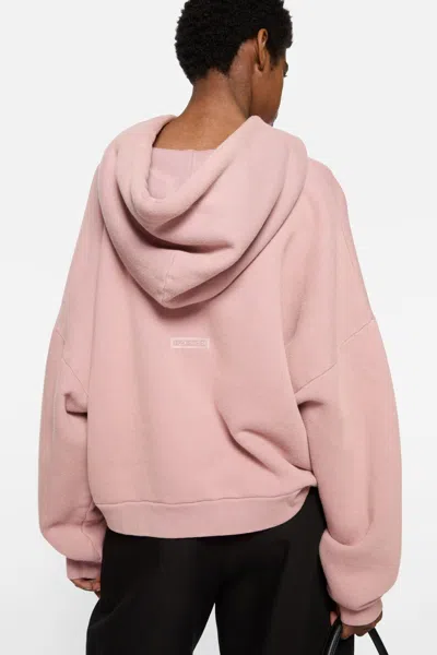 Acne Studios Hooded Sweater In Pink