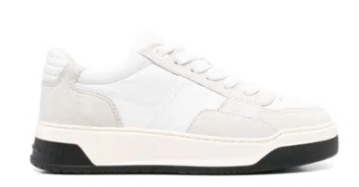 Hogan Chamallow Suede And Nappa Two-tone Sneakers