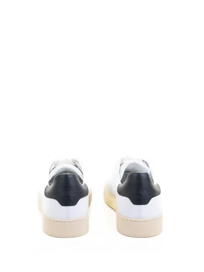 Hogan Leather Sneakers With Perforated Round Toe