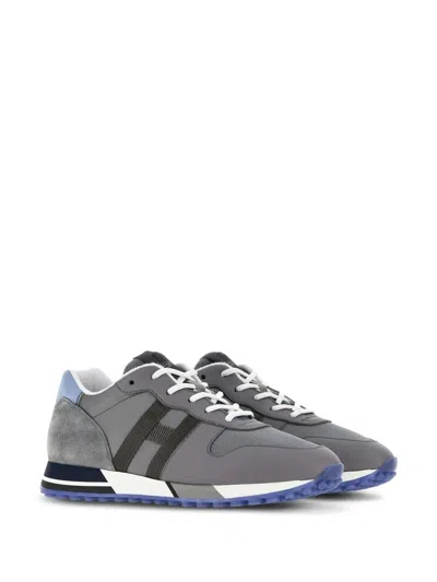Hogan H383 Panelled Lace-up Sneakers
