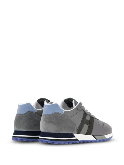 Hogan H383 Panelled Lace-up Sneakers
