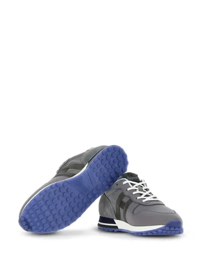 Hogan H383 Panelled Lace-up Sneakers