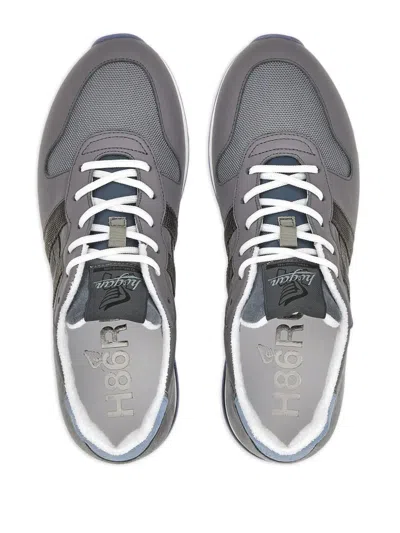 Hogan H383 Panelled Lace-up Sneakers