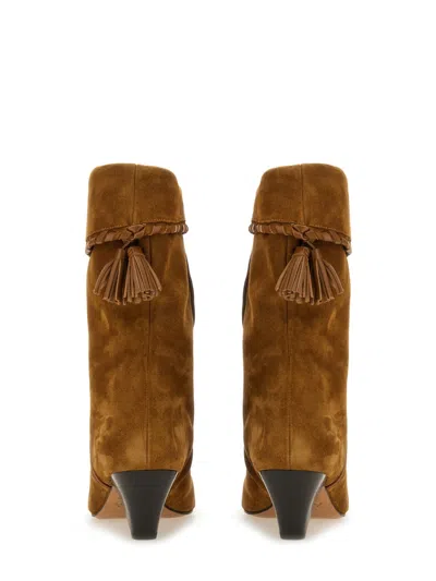 Isabel Marant Stivali Dalby In Suede In Brown