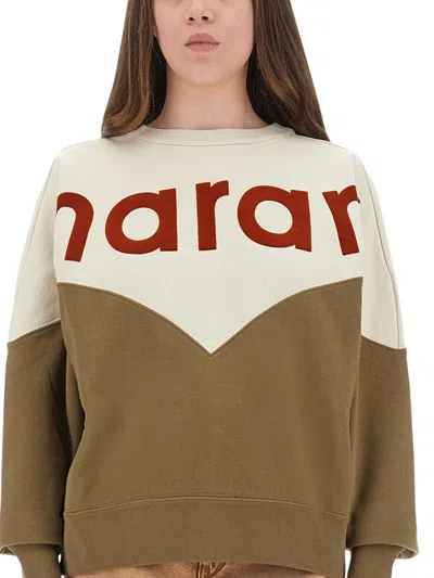 Isabel Marant Étoile Isabel Marant Etoile Powder Cotton Blend Sweatshirts In Brown