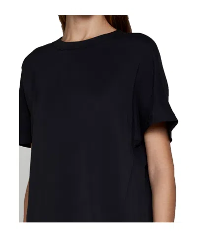 Studio Nicholson Kaplan Pleated Crepe Maxi Dress In Black